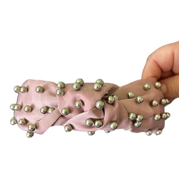 2/$15! Bundle of 5 Headbands Dress Up Black Blush Rhinestones Beads Mixed Set - Picture 2 of 7